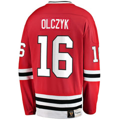 Eddie Olczyk Chicago Blackhawks Fanatics Premier Breakaway Retired Player Jersey - Red - NHL 3628102