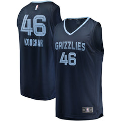 John Konchar Memphis Grizzlies Fast Break Replica Jersey Navy Icon Edition | Fanatics for sale