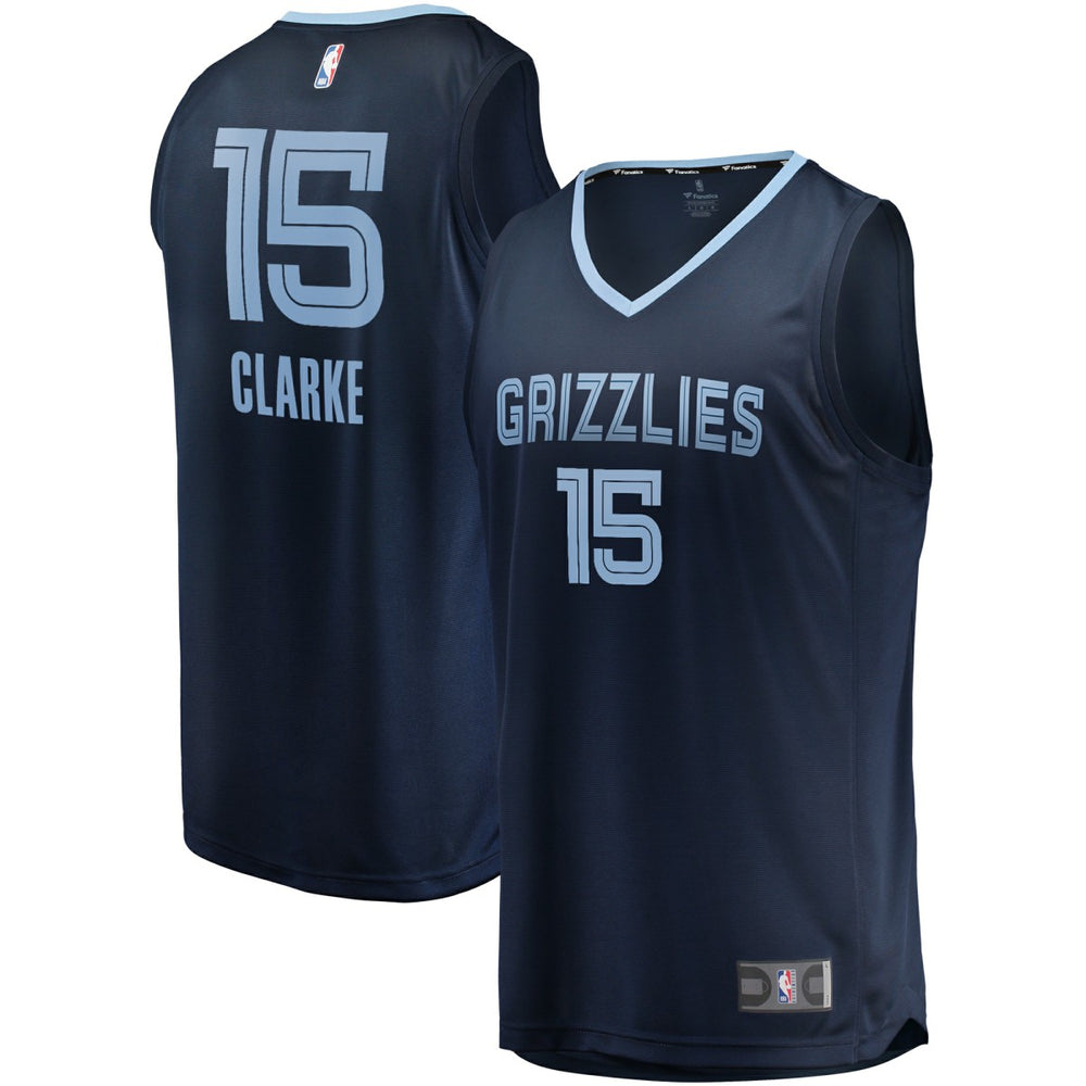 Brandon Clarke Memphis Grizzlies Fast Break Replica Jersey Navy Icon Edition | Fanatics US