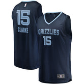 Brandon Clarke Memphis Grizzlies Fast Break Replica Jersey Navy Icon Edition | Fanatics US