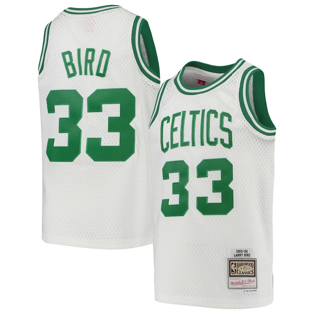 Larry Bird Boston Celtics Youth 1985-86 Hardwood Classics Swingman Throwback Jersey White | Mitchell & Ness Near Me
