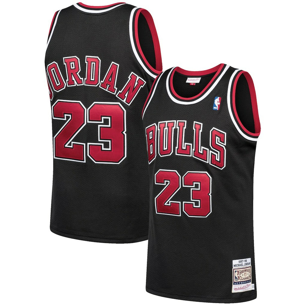 Michael Jordan Chicago Bulls 1997/98 Hardwood Classics Authentic Jersey for sale Black | Mitchell & Ness for sale