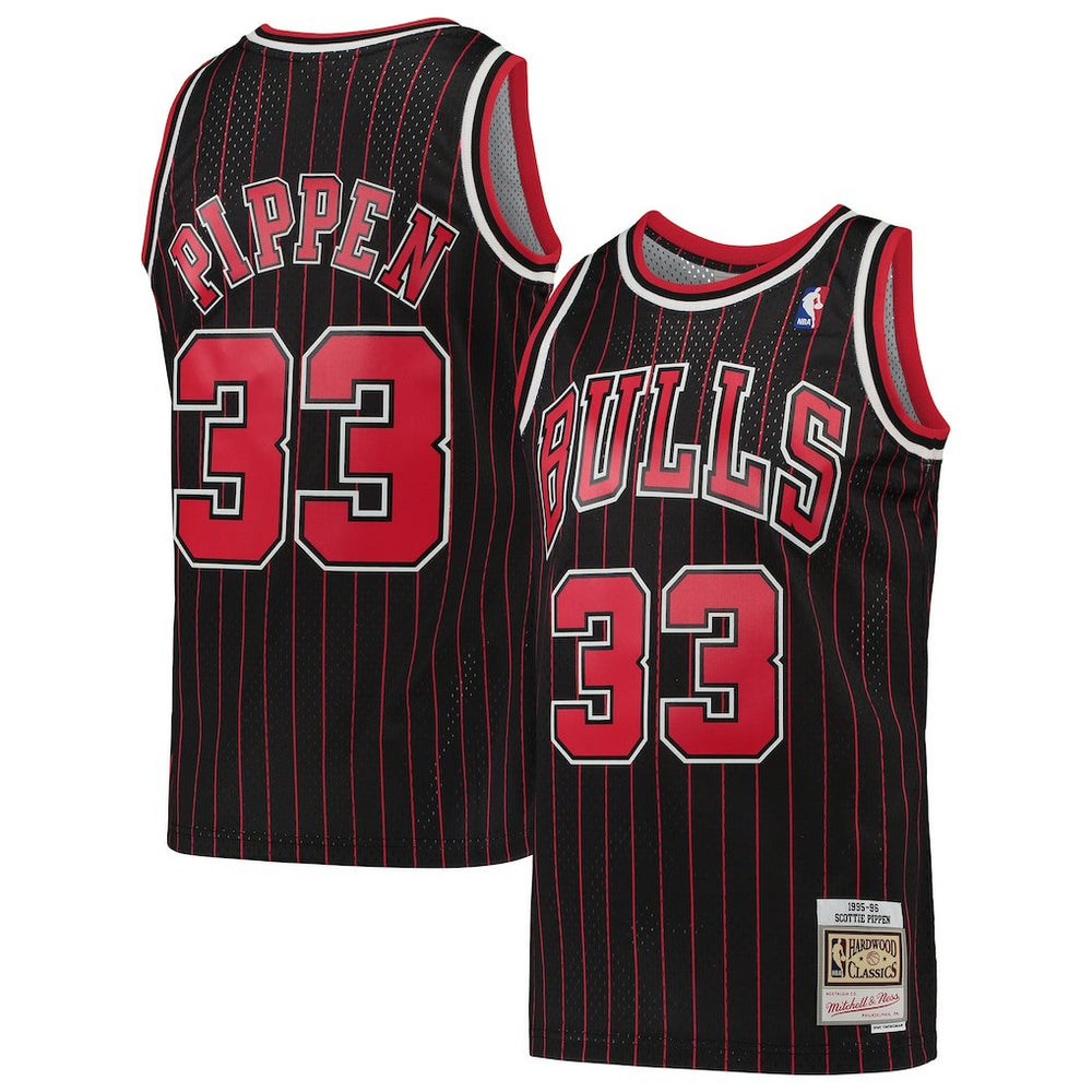 Scottie Pippen Chicago Bulls Hardwood Classics Swingman Jersey for sale Black | Mitchell & Ness Lifestyle