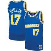 Chris Mullin Golden State Warriors 1993/94 Hardwood Classics Swingman Jersey for sale Royal | Mitchell & Ness discount