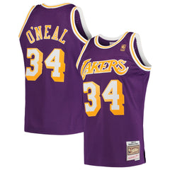 Shaquille O'Neal Los Angeles Lakers Hardwood Classics Swingman Jersey Purple | Mitchell & Ness outlet