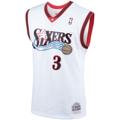 Allen Iverson Philadelphia 76ers Hardwood Classics Swingman Jersey White | Mitchell & Ness US