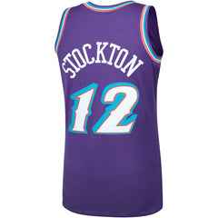 John Stockton Utah Jazz Hardwood Classics Swingman Jersey Purple | Mitchell & Ness outlet