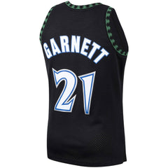 Kevin Garnett Minnesota Timberwolves Hardwood Classics Swingman Jersey Black | Mitchell & Ness