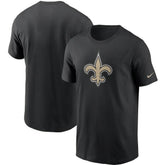 Nike New Orleans Saints Primetime Logo Essential T-Shirt Black