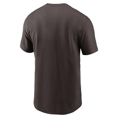 Nike Cleveland Browns Primetime Logo Essential T-Shirt Brown