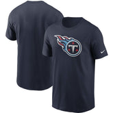 Nike Tennessee Titans Primetime Logo Essential T-Shirt Navy