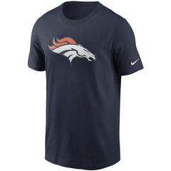 Nike Denver Broncos Primetime Logo Essential T-Shirt Navy