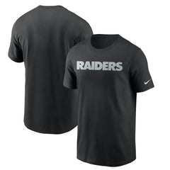 Nike Las Vegas Raiders Team Wordmark T-Shirt Black