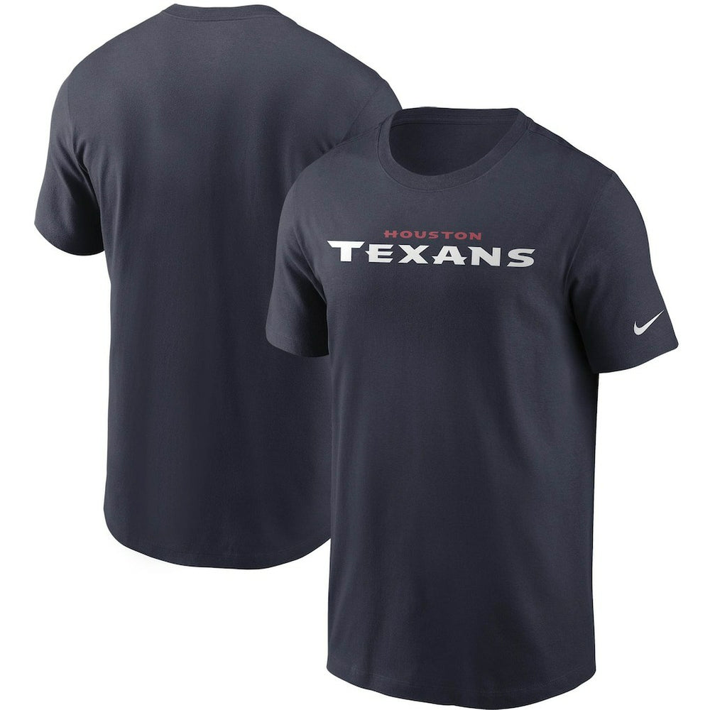 Nike Houston Texans Team Wordmark T-Shirt Navy
