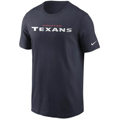 Nike Houston Texans Team Wordmark T-Shirt Navy