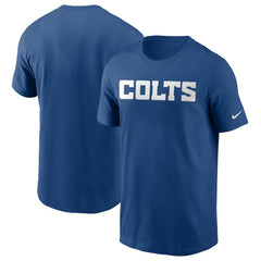Nike Indianapolis Colts Team Wordmark T-Shirt Royal