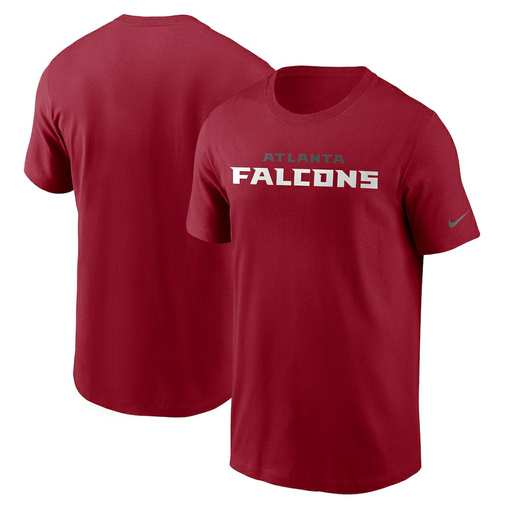 Nike Atlanta Falcons Team Wordmark T-Shirt Red