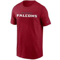 Nike Atlanta Falcons Team Wordmark T-Shirt Red