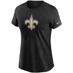 Nike New Orleans Saints Women's Logo Essential T-Shirt Black