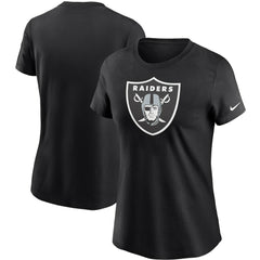 Nike Las Vegas Raiders Women's Logo Essential T-Shirt Black