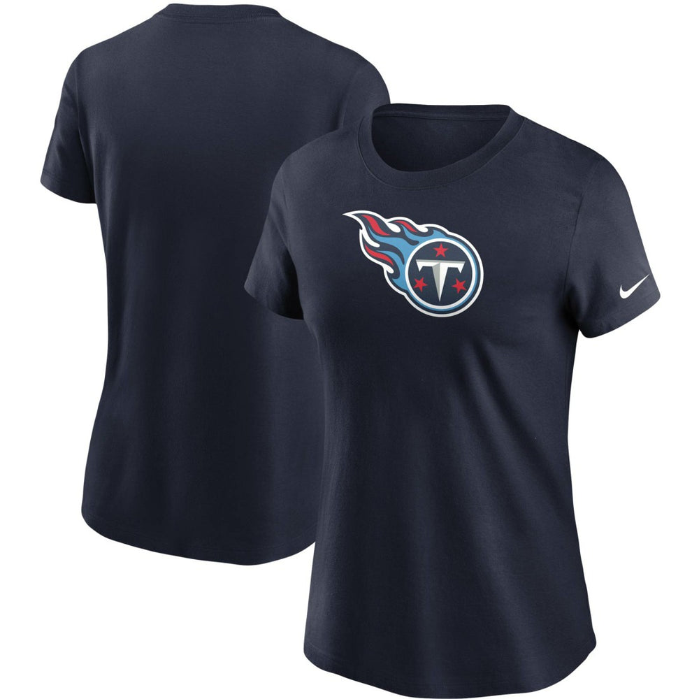 Nike Tennessee Titans Women's Logo Essential T-Shirt Navy