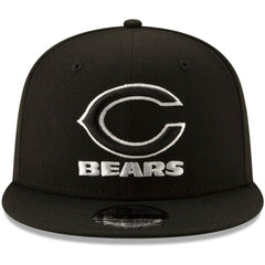 Chicago Bears New Era B-Dub 9FIFTY Adjustable Snapback Hat Black