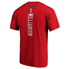 Zion Williamson New Orleans Pelicans Playmaker Name & Number Team T-Shirt Red