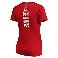 Paul George LA Clippers Women's Playmaker Name & Number V-Neck T-Shirt Red | Fanatics online