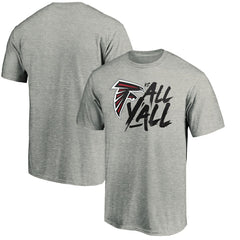 Atlanta Falcons Falcons vs. All Y'all T-Shirt Heather Gray