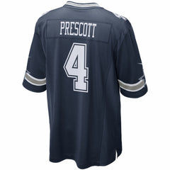 Nike Dak Prescott Dallas Cowboys Game Team Jersey Navy
