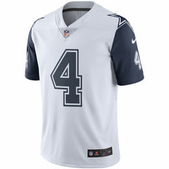 Nike Dak Prescott Dallas Cowboys Color Rush Vapor Limited Jersey White