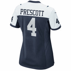 Nike Dak Prescott Dallas Cowboys Women's Alternate Game Team Jersey Navy