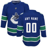Vancouver Canucks Youth Replica Custom Jersey - Blue - NHL 3695820