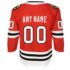Chicago Blackhawks Youth Premier Custom Jersey - Red - NHL 3695821