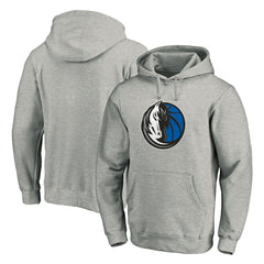 Dallas Mavericks Team Primary Logo Fitted Pullover Hoodie for sale Heather Gray | Fanatics