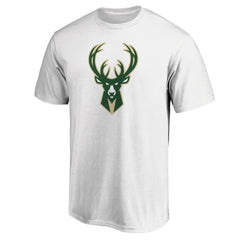 Milwaukee Bucks Primary Team Logo T-Shirt White | Fanatics online