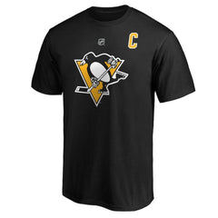 Sidney Crosby Pittsburgh Penguins Fanatics Authentic Stack Player Name & Number T-Shirt - Black - NHL 3706521