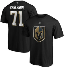 William Karlsson Vegas Golden Knights Fanatics Authentic Stack Player Name & Number T-Shirt - Black - NHL 3706528