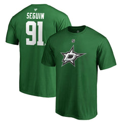 Tyler Seguin Dallas Stars Fanatics Authentic Stack Player Name & Number T-Shirt - Kelly Green - NHL 3706536