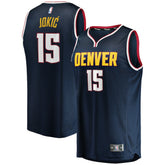 Nikola Jokic Denver Nuggets Fast Break Player Jersey for sale Icon Editi- Navy | Fanatics online