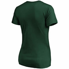Fanatics Green Bay Packers Women's Primary Logo V-Neck T-Shirt Green