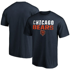 Fanatics Chicago Bears Fade Out T-Shirt Navy