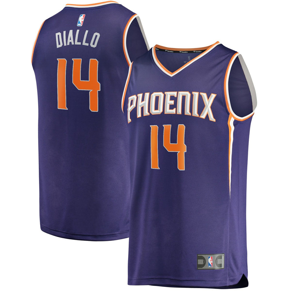 Cheick Diallo Phoenix Suns Youth Fast Break Replica Player Jersey Icon Edition Purple | Fanatics