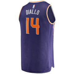 Cheick Diallo Phoenix Suns Youth Fast Break Replica Player Jersey Icon Edition Purple | Fanatics