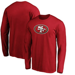 Fanatics San Francisco 49ers Team Lockup Long Sleeve T-Shirt Scarlet