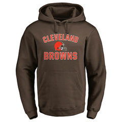 Fanatics Cleveland Browns Victory Arch Team Fitted Pullover Hoodie Brown