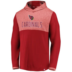 Fanatics Arizona Cardinals Iconic Marbled Clutch Hoodie Long Sleeve T-Shirt Cardinal