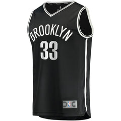 Nicolas Claxton Brooklyn Nets Fast Break Player Jersey Icon Edition Black | Fanatics Lifestyle