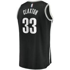 Nicolas Claxton Brooklyn Nets Fast Break Player Jersey Icon Edition Black | Fanatics Lifestyle