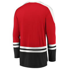 Chicago Blackhawks Fanatics Iconic Slapshot Long Sleeve T-Shirt - Red/Black - NHL 3745627